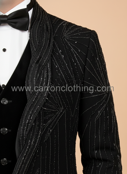 Black Colour Coat Suit(ME-MSUI_ZTUX 9026)