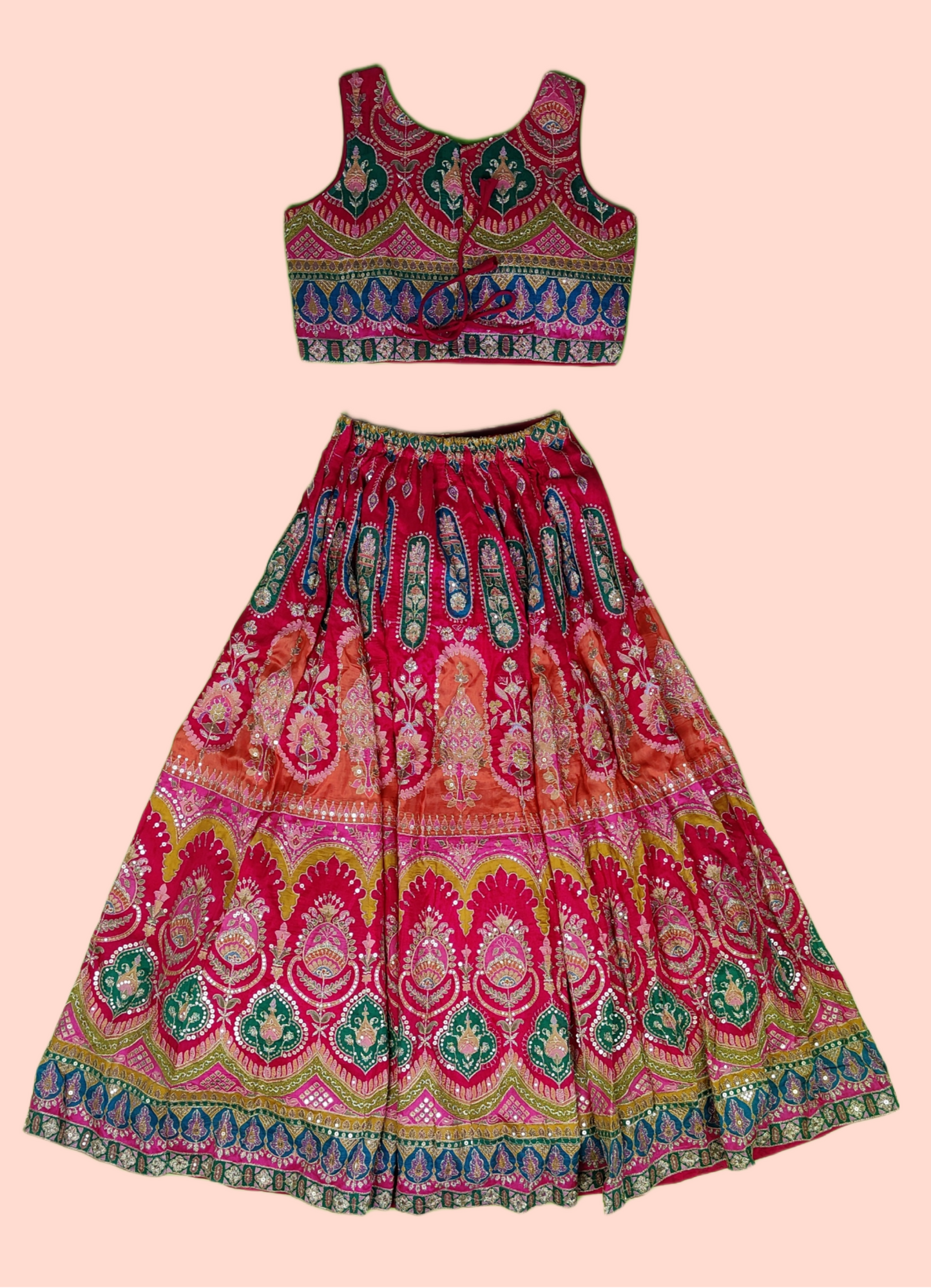 Rani Colour Ghaghra Choli(GE-GGHC_1175)