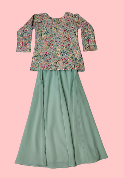 Pista Colour Plazo Suit(GE-GPZS_2250)