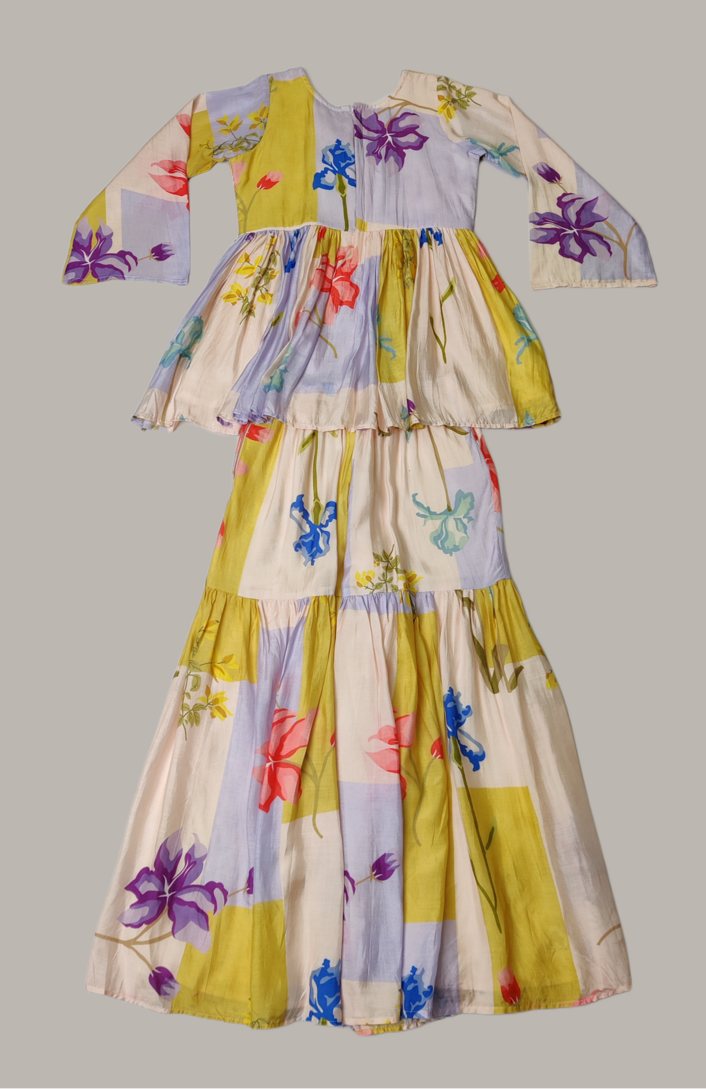 Yellow Colour Ghaghra Set(GE-GGHS_4552)