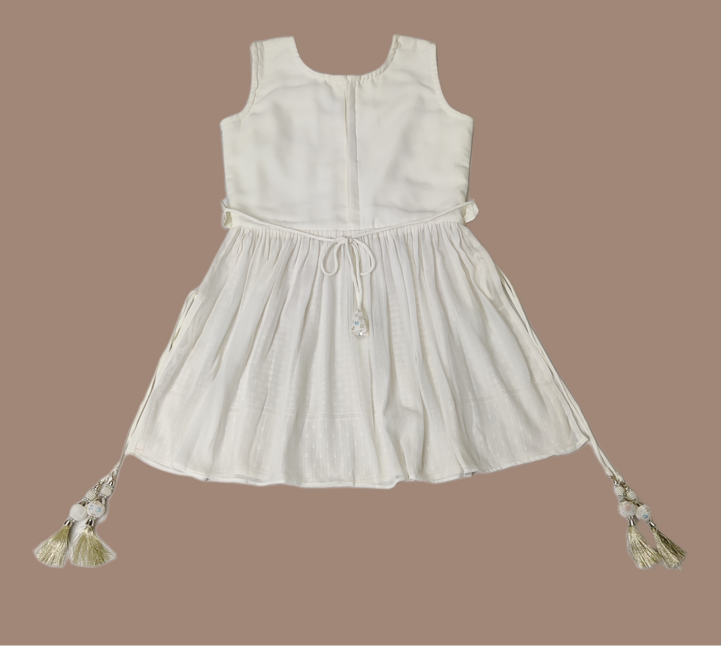 Cream Colour Gharara Set(GE-GGHC_1584)