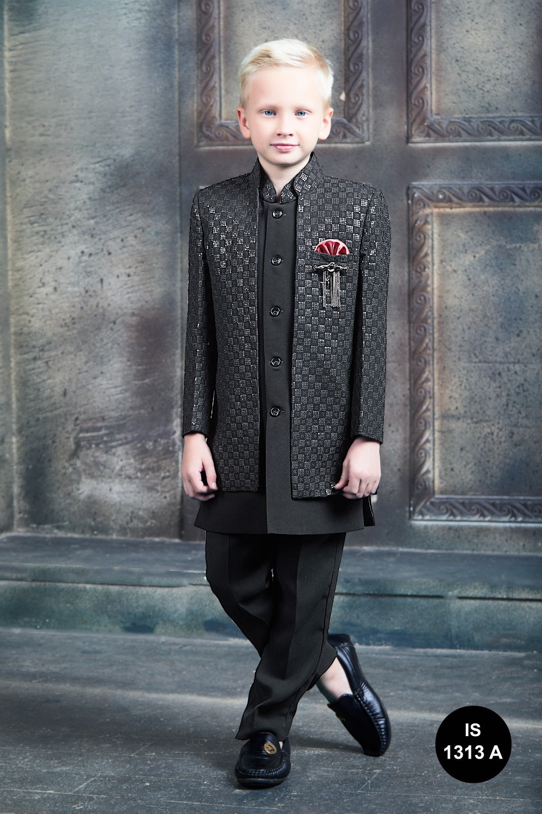 Black Colour Indo Western(BE-BINW_1313)