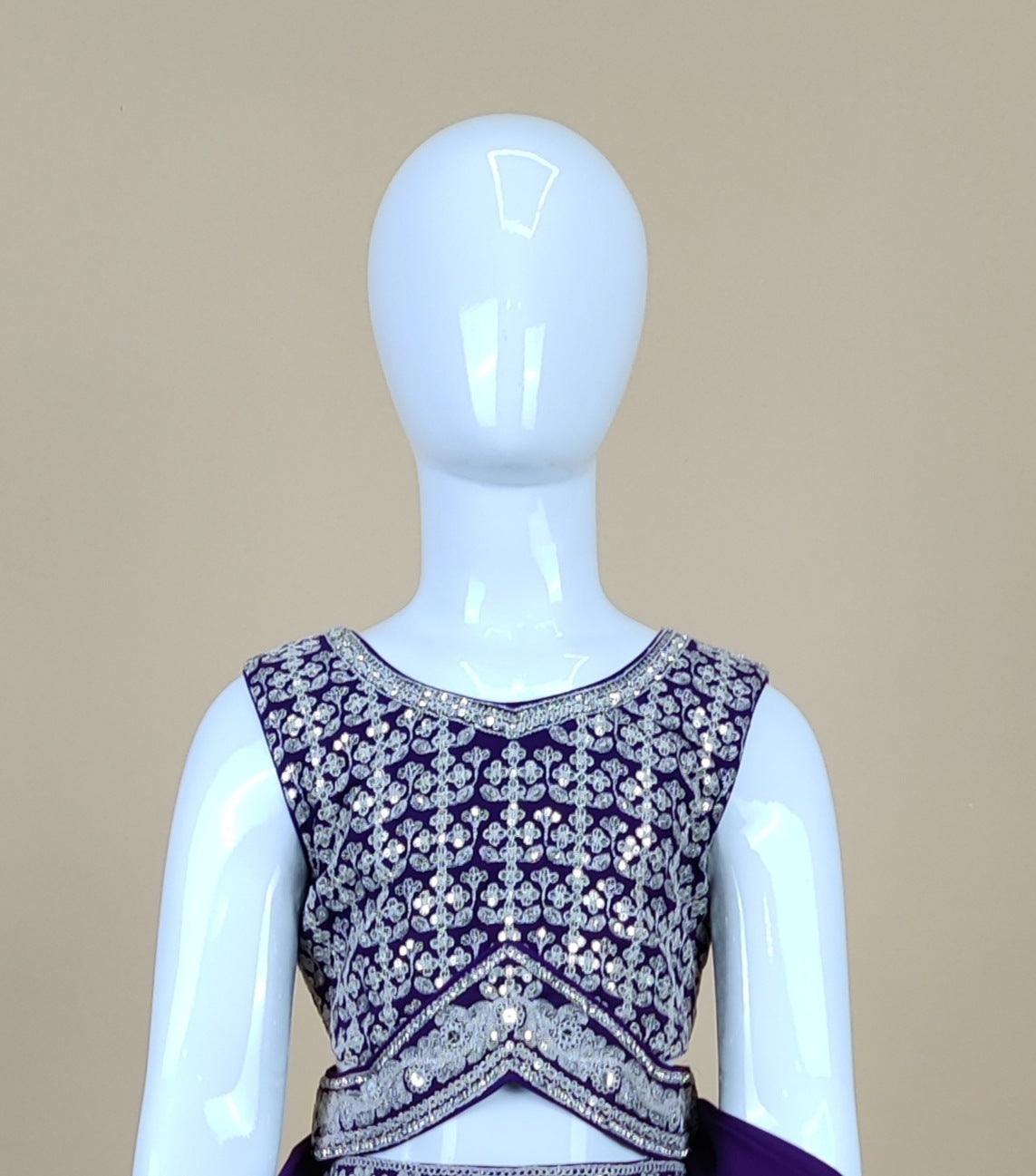 Purple Colour Ghaghra Choli(GE-GGHC_1062)