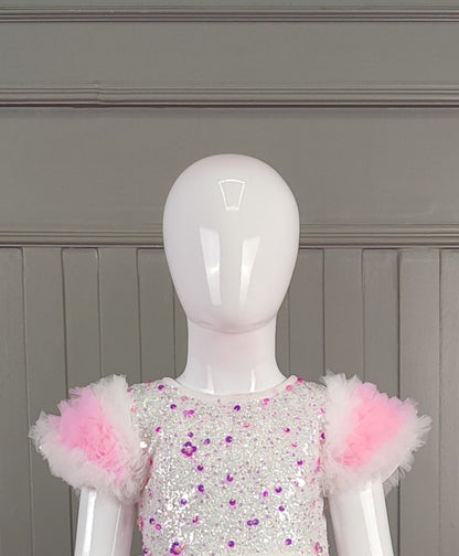 Pink Colour Party Frock(GE-GFRP_621)