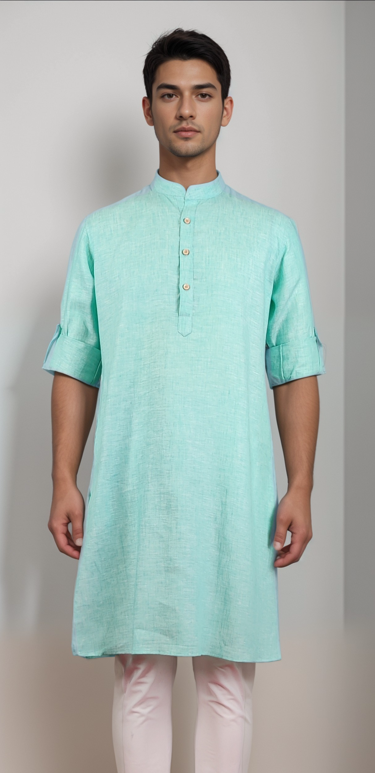 Mint Colour Kurta With Bottom(ME-MKUS_GURU 07)