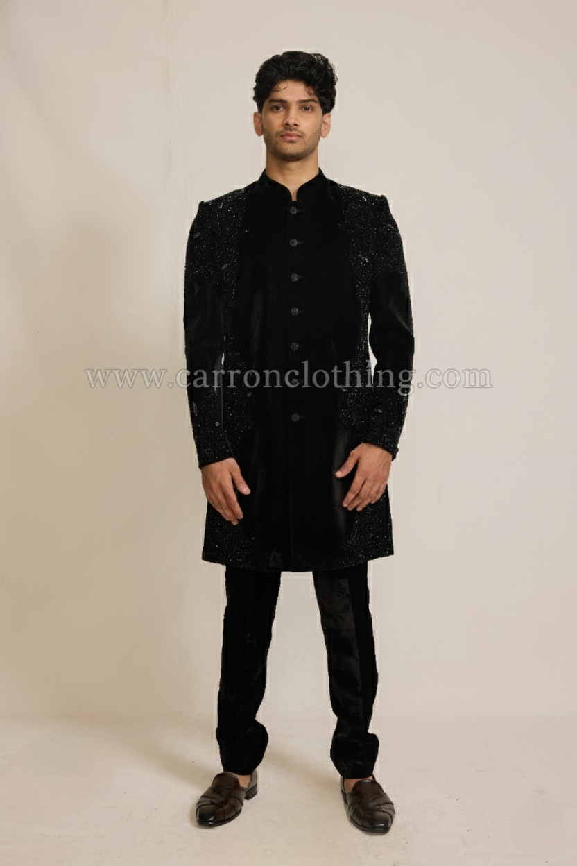 Black Colour Indo western(ME-MINW_PD 25590 T.11)