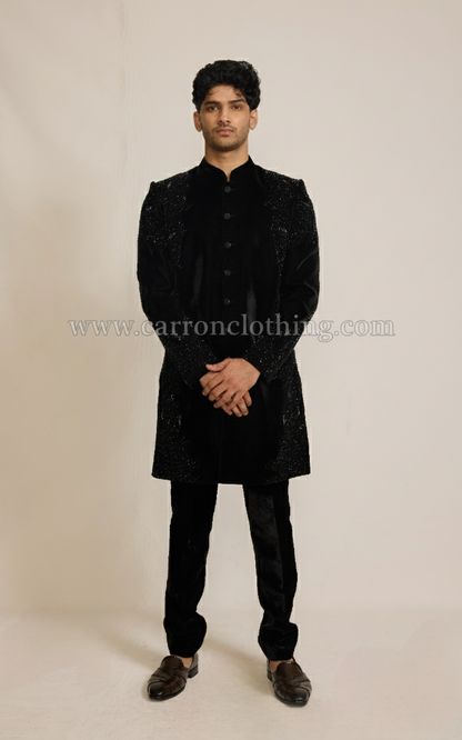 Black Colour Indo western(ME-MINW_PD 25590 T.11)