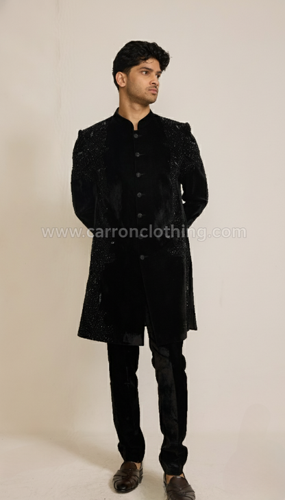 Black Colour Indo western(ME-MINW_PD 25590 T.11)