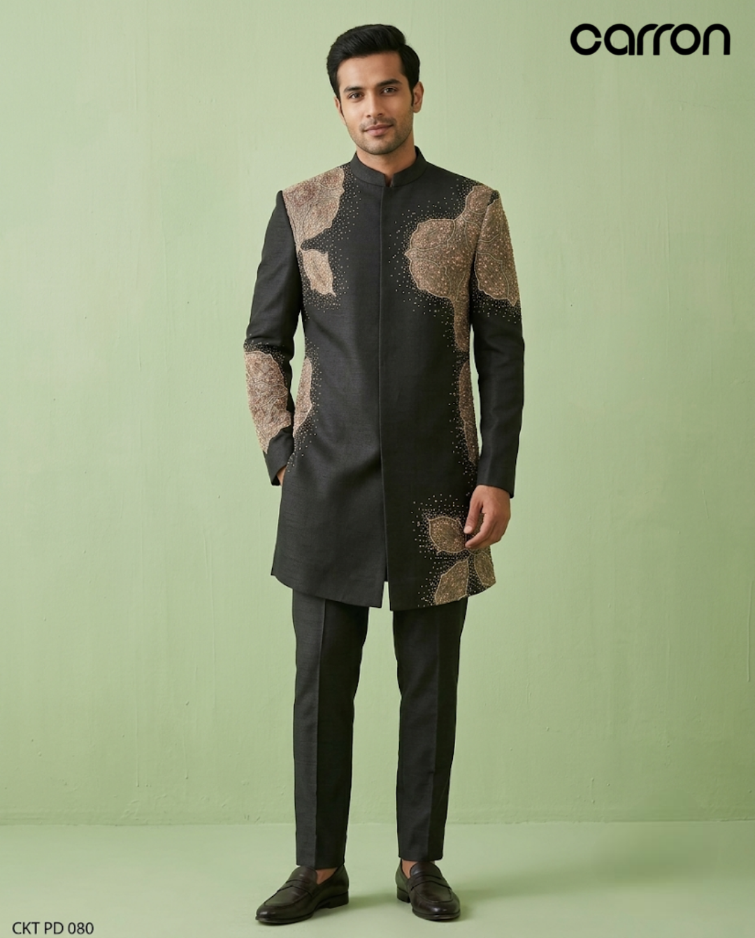Black Colour Indo Western(ME-MINW_CKT PD 080)