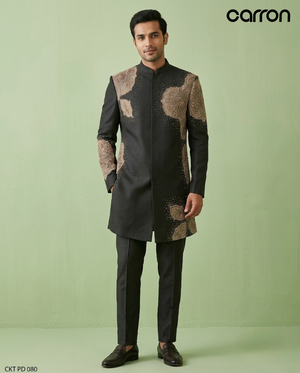 Black Colour Indo Western(ME-MINW_CKT PD 080)