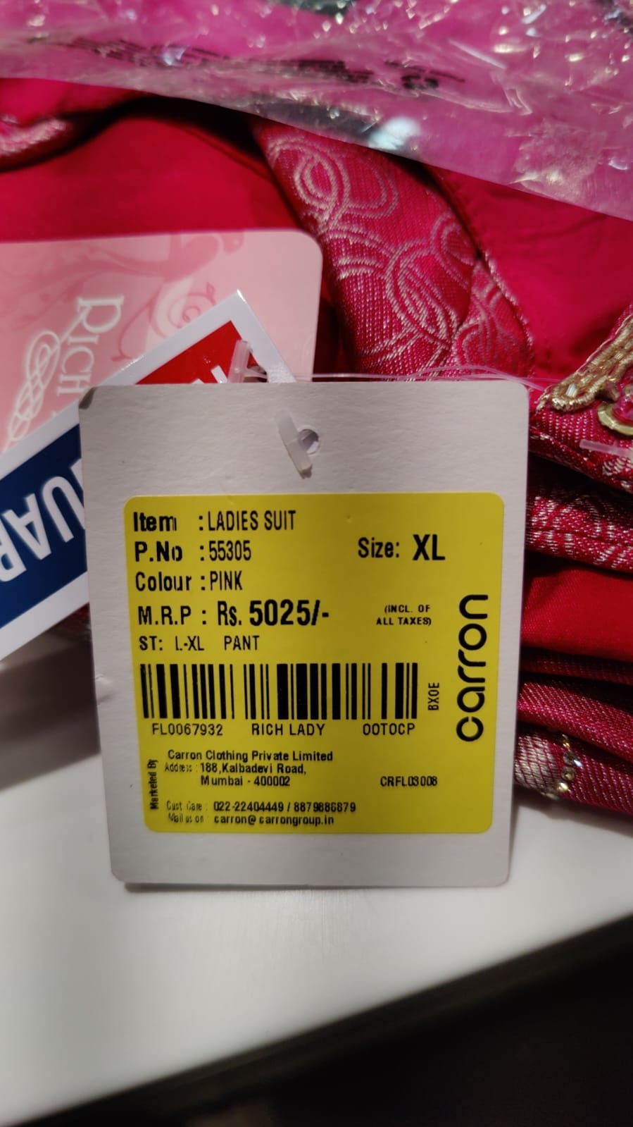 $NDUS$ Pink Colour Pant Set(LE-WPNS_55305)